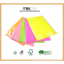Envoltura de color fluorescente / papel de impresión para regalo de abrigo
